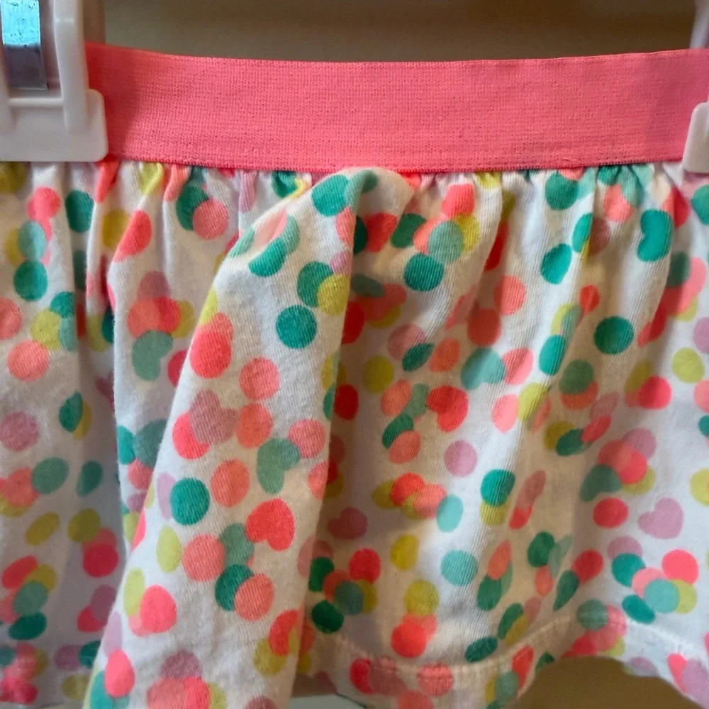 Jumping Beans Toddler Girls Polka Dot Skort Skirt Size 2T